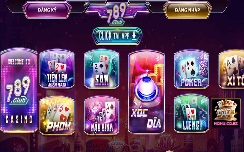 Kho game bài 789club Phỏm, Tá lả, Tiến lên, Sâm, Mậu binh