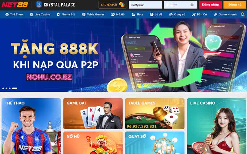 Link vào Net88 đăng ký tài khoản và đăng nhập chơi game