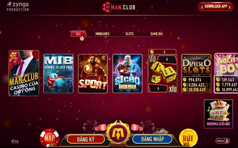 Nhận định một số ưu điểm nổi bật của cổng game ManClub