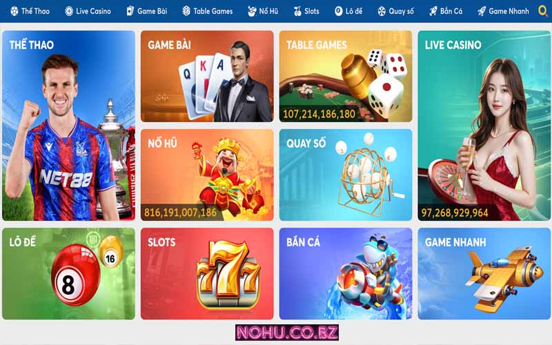 Những dịch vụ làm nên tên tuổi Net88 uy tín
