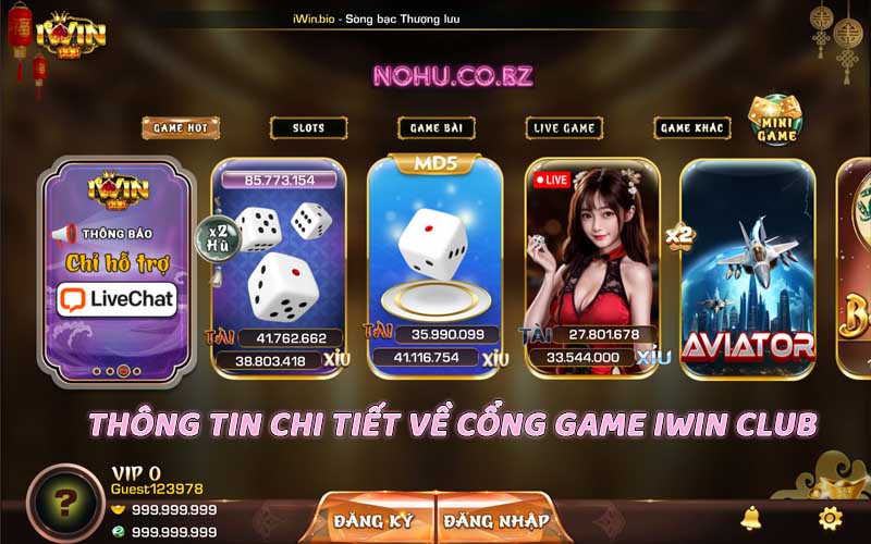 Thông tin chi tiết về cổng game iWin