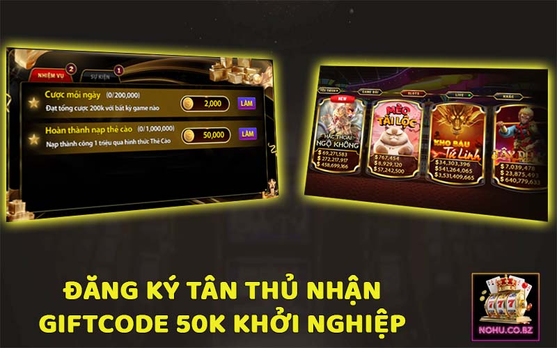 Các loại giftcode game nổ hũ phổ biến