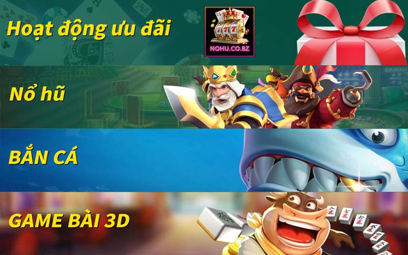 Các tựa game áp dụng trong khuyến mãi