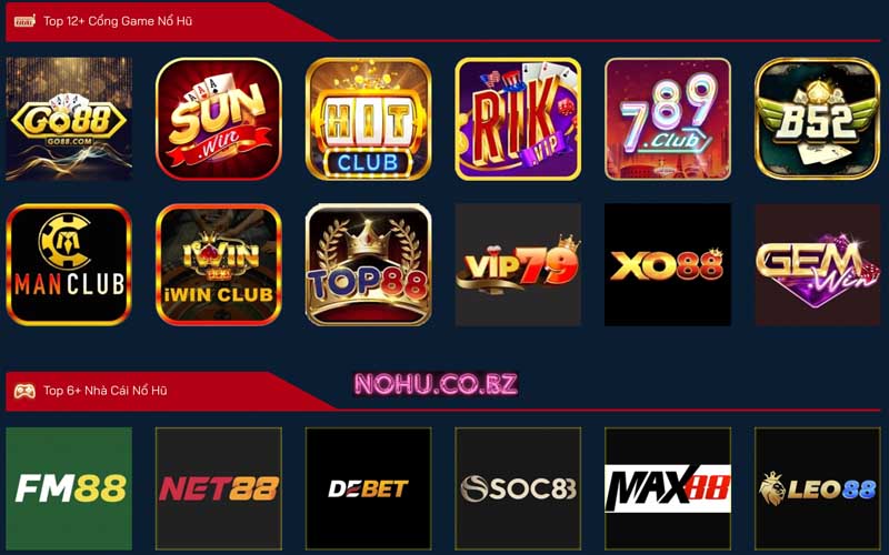 Top 10 game nổ hũ uy tín nên tải về nhất hiện nay